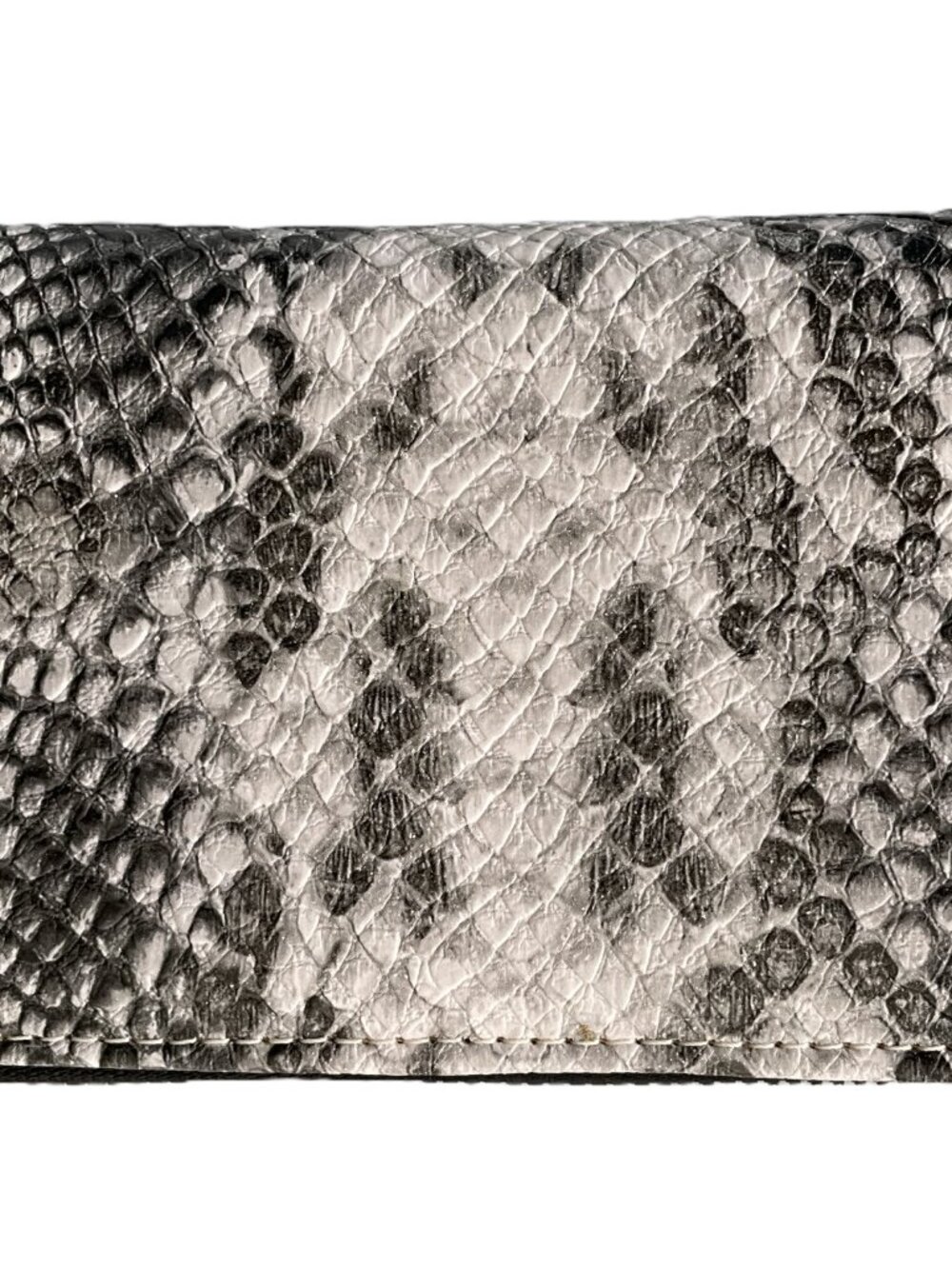 NWOT Snakeskin PU Leather Zip Around Wallet - Picture 4 of 5